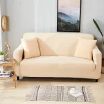 Blanc cassé - Housse de Canapé Imperméable