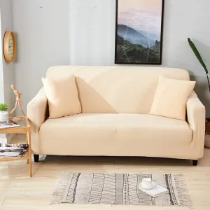 Blanc cassé - Housse de Canapé Imperméable