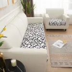 Blanc design - Housse pour coussin de canapé