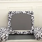 coussin de canapé avec housse blanche design