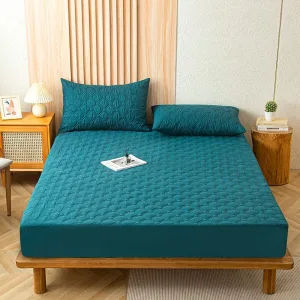 Bleu Canard - Drap housse Imperméable