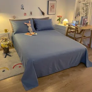 Bleu charrette - Draps housse de qualité supérieur