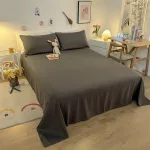 Gris foncé - Draps housse de qualité supérieur