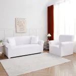 housse blanc pour canapé
