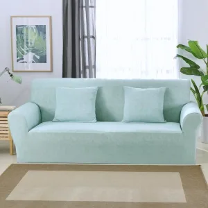 Bleu clair - Housse de Canapé Extensible