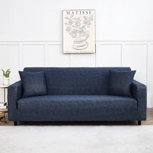 Bleu Classy - Housse de Canapé Extensible