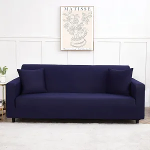 Bleu marine - Housse de Canapé Extensible