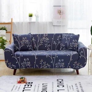 Bleu Bohemia - Housse de Canapé Extensible