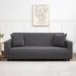 Gris anthracite - Housse de Canapé Extensible