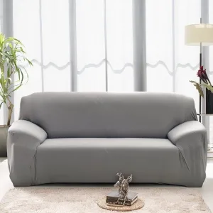 Gris clair - Housses Extensibles de Fauteuil et Canapé