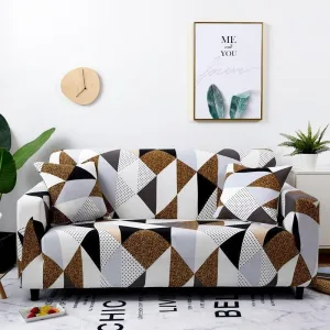 Modern Brown - Housses Extensibles de Fauteuil et Canapé