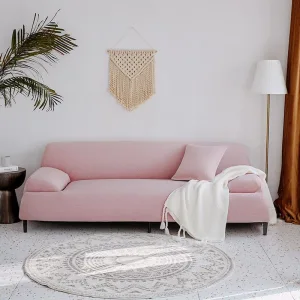 Rose clair - Housse de Canapé Imperméable