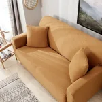 housse de canapé antidérapante orange