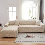 housse de canapé couleur beige desert
