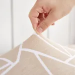 housse de canapé en tissu beige desert