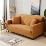 housse de canapé tendance orange