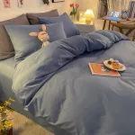 housse de couette élégant bleu
