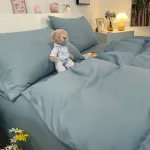 housse de couette bleu ciel pour chambre à coucher