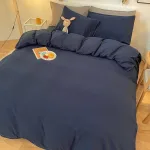 kit de literie bleu marine