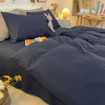 housse de couette pour chambre bleue