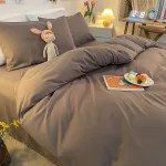 housse de couette chic gris