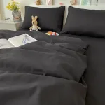 housse de couette noire avec fermeture éclair