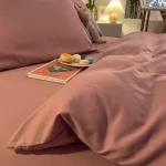 housse de couette rose pour adulte