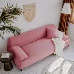 housse décorative rose pour canapé imperméable