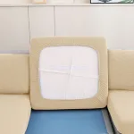 housse imperméable beige pour coussins de canapé