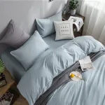 couette bleu ciel