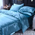 ensemble de draps bleu ciel