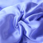 literie élégante bleu lavande satin