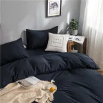 drap bleu marine en coton