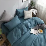 literie bleu persan