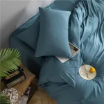 ensemble de literie bleu