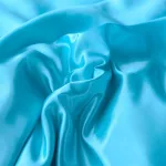 literie satin bleu turquoise