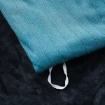 housse de couette velours bleu