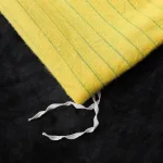 literie jaune velours