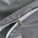 drap housse moelleux gris clair