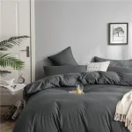 housse de couette gris pour chambre