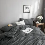 literie écologique gris doux