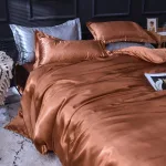 drap housse élégant marron