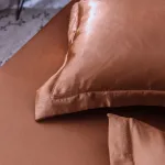 housse de couette moderne marron
