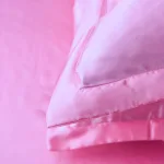 housse de couette douce rose