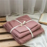 taies d'oreiller rose pêche