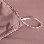 drap housse doux rose pêche