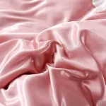 rose pêche type satin pour chambre