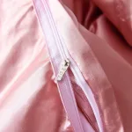 drap housse de qualité rose pêche