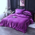 housse de couette satin élégant
